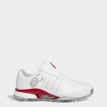 TOUR360 BOA 24 BOOST WIDE GOLF SHOES WHITE/WHITE/MULTICOLOR [IE3368]